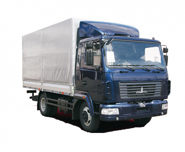 Бортовой автомобиль МАЗ-4371C0-531-060 тентованный 4×2