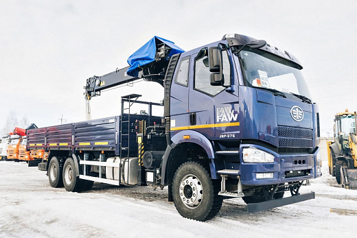 КМУ HIAB 160TM-6 FAW j6 6х4 CA3250