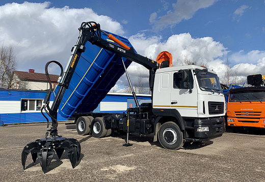 Ломовоз Р97М грейфер ГЛ-6М на шасси МАЗ 631228-8575-012