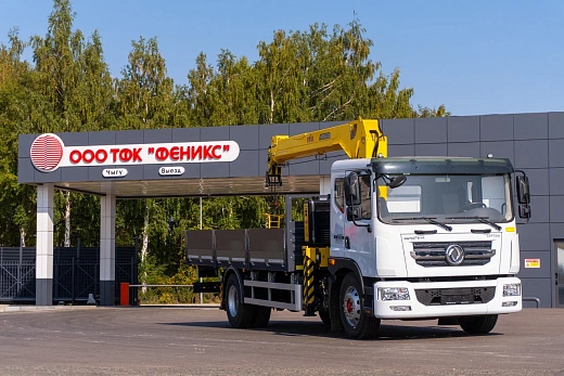 КМУ KTS-SK6.3E3 (HYVA 6.3) DONGFENG C180NA 6,2 м