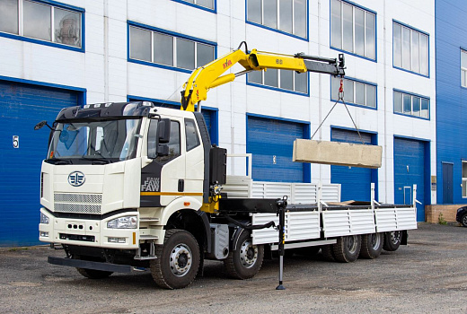 КМУ HYVA CRANE HB150-E2 10х4 FAW J6 CA3250 Евро-5