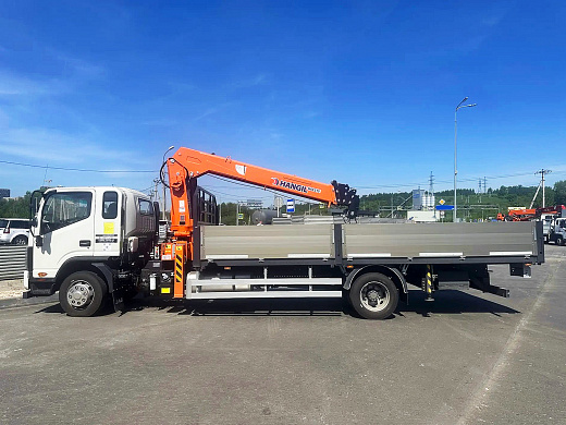 JAC N120 LONG КМУ Hangil-515 алюм борт 6,2х2,55х,06 м