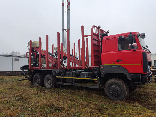 Сортиментовоз МАЗ-6317F9-544-000 c ГМУ VM10L86 6×6