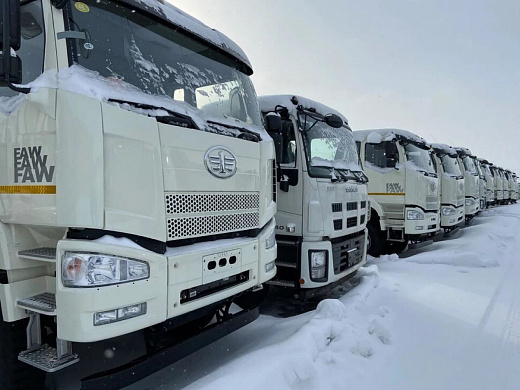 Самосвал FAW J6 CA3250 6х4 EURO5 (U-образная платформа)