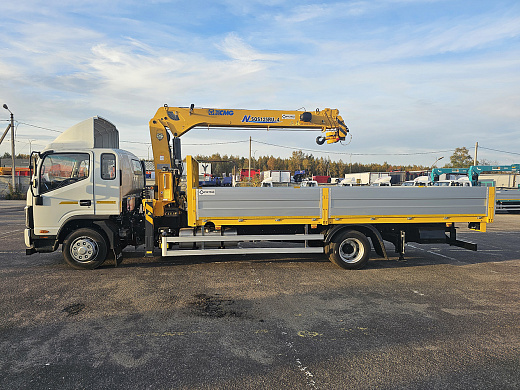 КМУ ХСМG SQS-125 на шасси JAC N120L борт 6,2х2,55х,06 м