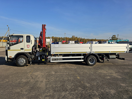 КМУ Чайка NR 816-2S на шасси JAC N120L борт 6,1х2,45х0,6 м