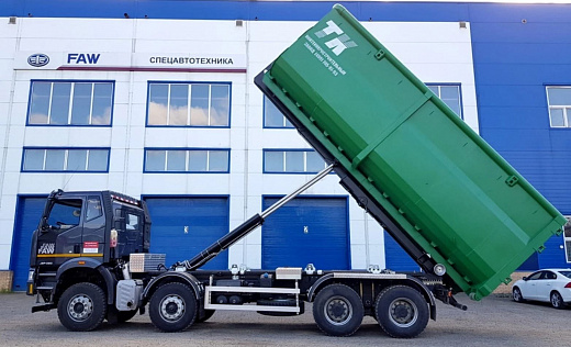 Мультилифт FAW J6 CA3310 8Х4 HYVA TITAN 26-65-S