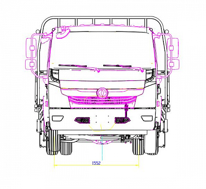 Шасси DONGFENG Z80L