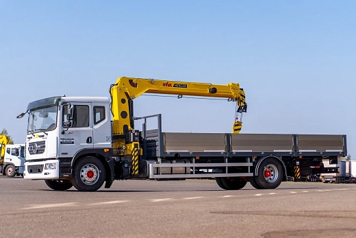 КМУ HYVA6.3. DONGFENG C180LS борт 7,5 м